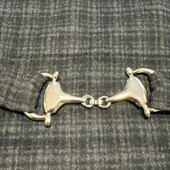 Arista Women’s Equestrian Riding Vest Black Gray Plaid Wool Size M Buckle - Picture 9 of 9